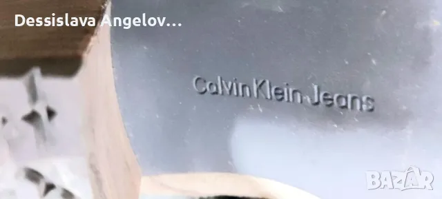 Дамски боти Calvin Klein от естествена кожа 39, снимка 11 - Дамски боти - 47981560