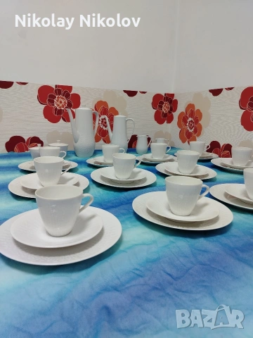 Порцеланов сервиз Hutschenreuther Serie Exzellent weiss, снимка 8 - Сервизи - 53329937