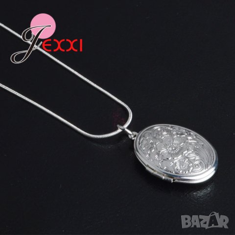 Медальон, Колие, рамка за снимки, инкрустации , снимка 2 - Колиета, медальони, синджири - 31223383