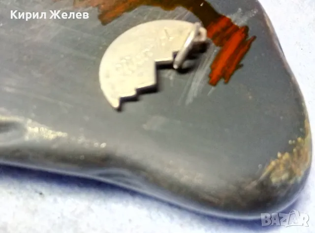 ДВУСТРАНЕН СРЕБЪРЕН АРТ ПЕНДАНТ с ЙЕРОГЛИФИ и ГРАВИРАНО Име Manuel СРЕБРО ВИСОКА ПРОБА 49344, снимка 7 - Колиета, медальони, синджири - 49600896