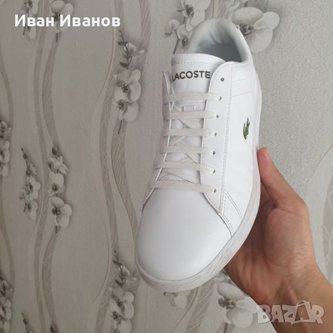 маратонки / кецове Lacoste Carnaby Evo 0121  номер 44, снимка 8 - Маратонки - 41405760