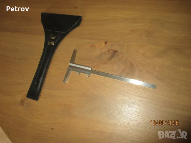 MAUSER - MADE IN GERMANY - !! Нов Внос !! - INOX - ПРОФЕСИОНАЛЕН Висококачествен Дълбокомер 0-200 mm