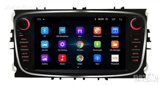 FORD MONDEO, FOCUS, S-MAX - 7'' АНДРОИД НАВИГАЦИЯ Без DVD механика