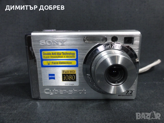 ЦИФРОВ ФОТОАПАРАТ SONY CYBER-SHOT DSC-W80 7.2MP DIGITAL CAMERA