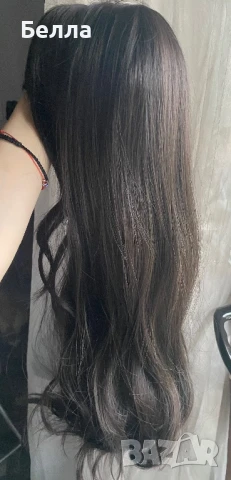 НОВА естествена перука! 100% високо качество, снимка 2 - Аксесоари за коса - 51056463