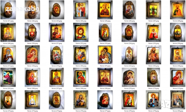 Уникални ръчно изработени репродукции на икони върху естествено дърво, снимка 8 - Икони - 35717175