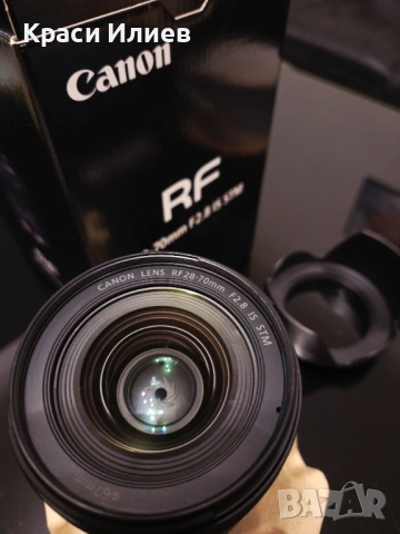 Обектив - Canon RF 28-70mm F2.8 IS STM, снимка 3 - Обективи и филтри - 53757740