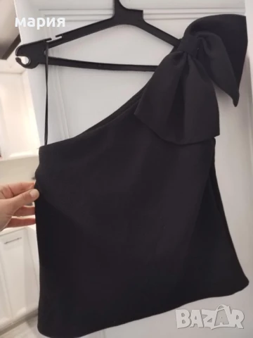 Нов топ Zara с голо рамо, снимка 3 - Тениски - 51109818