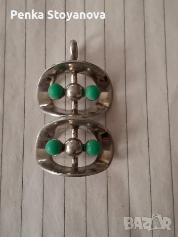 Сребърен старинен медальон 