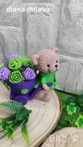 Сладки малки мечета в лилаво и зелено!!, снимка 11 - Декорация за дома - 52082800