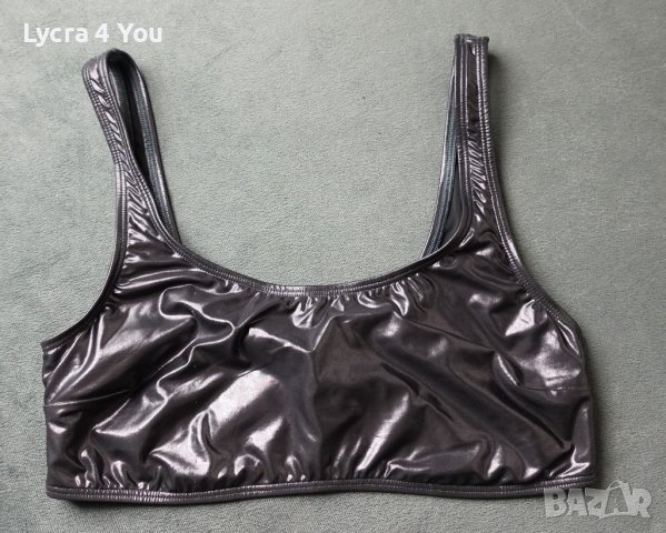 Lascana UK 14C/D чашка, лъскаво късо бюстие/кроп топ , снимка 1