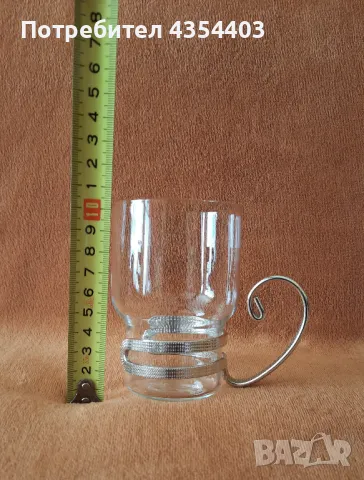 Руски стакани и подстакани 6 броя, снимка 7 - Чаши - 49029277