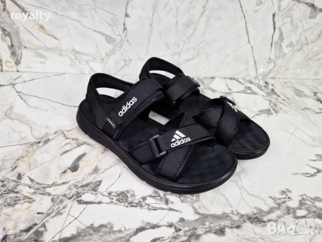 Adidas мъжки черни сандали , снимка 3 - Мъжки сандали - 50113195