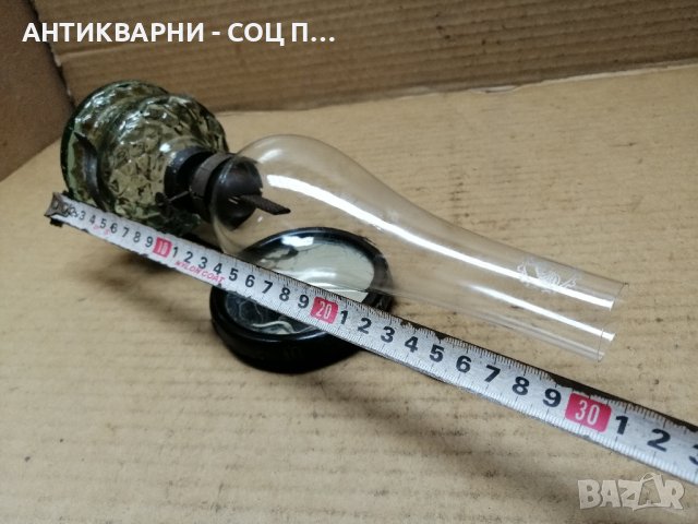 Стара Соц Газена Лампа. , снимка 9 - Антикварни и старинни предмети - 41344795