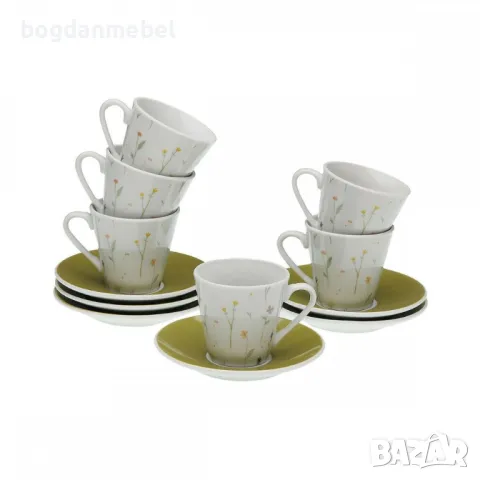 Комплект от 6 чаши с чиния Versa Laison , снимка 1