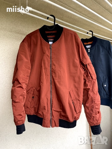Спортно Яке (Bomber Jacket) “Pull and Bear” размер L, снимка 3 - Якета - 51975379