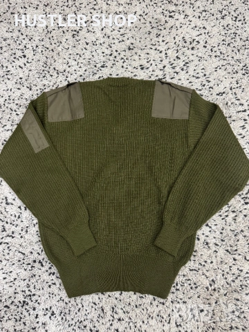 Мъжки военен пуловер. Размер M/L, снимка 5 - Пуловери - 53302383