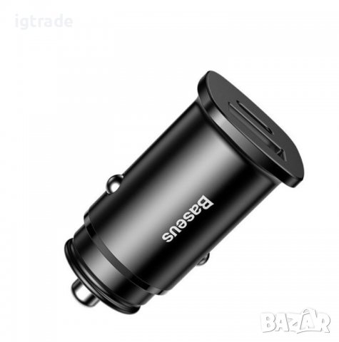 Baseus BS-C15C 30W зарядно за кола USB QC4.0+ и  USB-C PD 3.0 , снимка 3 - Аксесоари и консумативи - 39302188