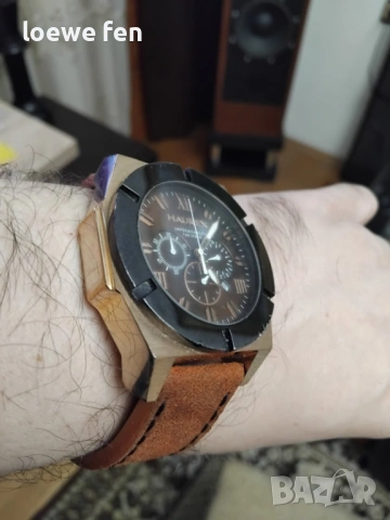 Haurex Italy Rose Gold Неръждаема Стомана Розово Злато 48 мм !, снимка 4 - Мъжки - 53127682