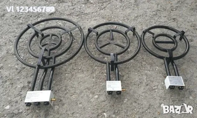 Турски газов котлон, пиростия, саджак с горелка 7,5 ...21 КВт