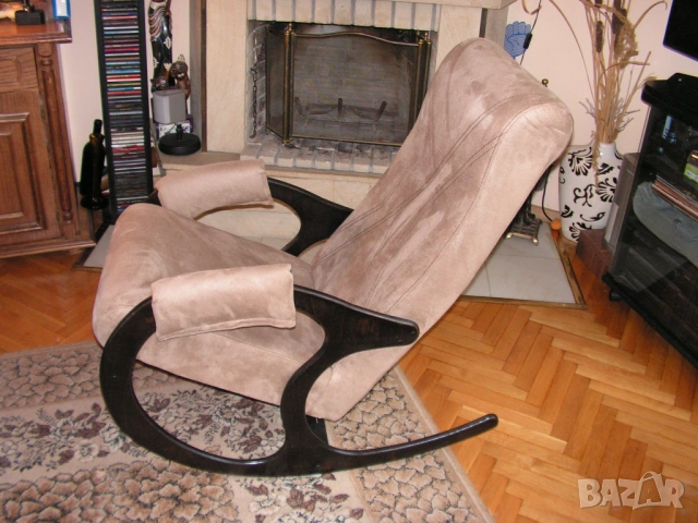 Люлеещ се стол за почивка – нов, снимка 2 - Столове - 53616980