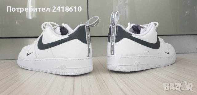 Nike Air Force 1 Low White Metal UK 13 US 14 Mens Size 48.5/32см НОВО! ОРИГИНАЛ!, снимка 8 - Кецове - 41967949