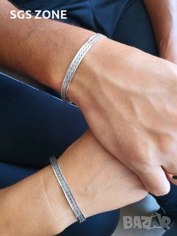 СРЕБЪРНА ГРИВНА 925, снимка 3 - Гривни - 52362608