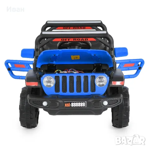 ТОП ЦЕНА!НОВО!Акумулаторен джип Tango BLUE с 12 V батерия,USB,Функция люлеене, снимка 4 - Детски велосипеди, триколки и коли - 55894018