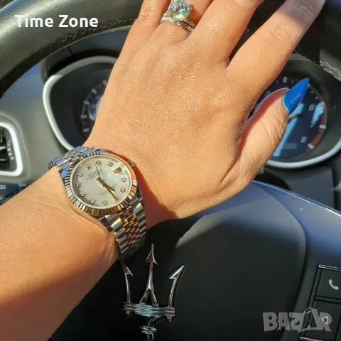 Rolex Datejust 36mm Two-Tone Rose Gold MOP Dial Automatic Дамски Различни Варианти, снимка 12 - Дамски - 48183169
