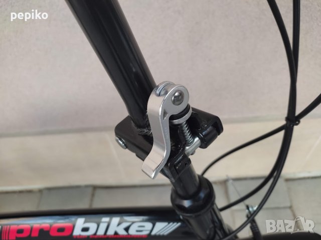 Продавам колела внос от Германия двойно сгъваем велосипед  BLACK PRO BIKE 20 цола, снимка 8 - Велосипеди - 39675186