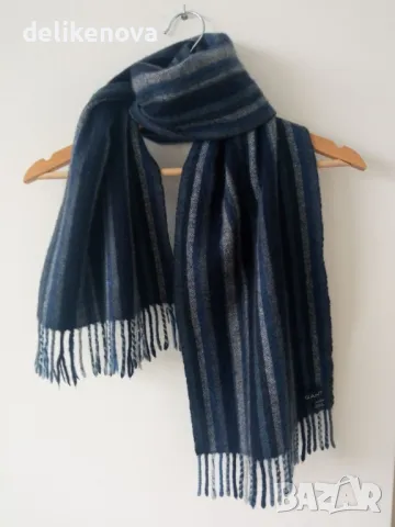 Нов!.Кашмир GANT Original Made in Scotland 150/28 см., снимка 6 - Шалове - 47319650