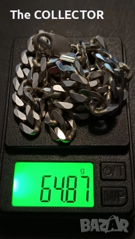 МЪЖКА СРЕБЪРНА ОГЪРЛИЦА 925 (ITALY) 🔥, снимка 3 - Колиета, медальони, синджири - 53052972