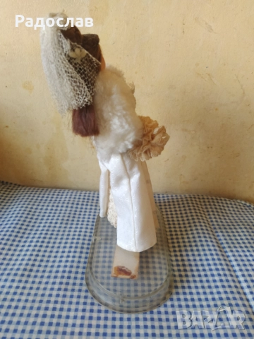 стара колекционерска кукла Младоженка , снимка 4 - Колекции - 52262098