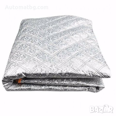 Покривало за предно стъкло Automat, За бус или джип, 145/115см, Сив, снимка 3 - Аксесоари и консумативи - 38698419