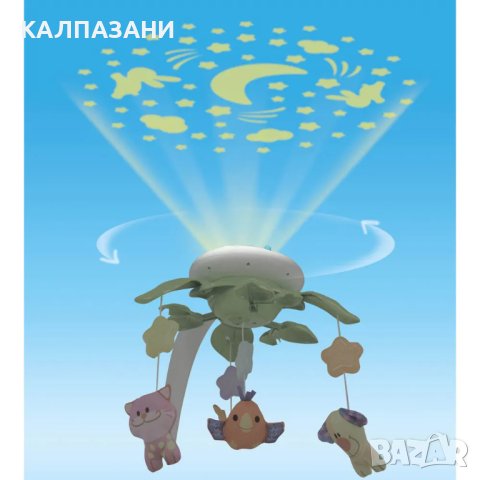 WINFUN Въртележка за над легло с музикална лампа прожектор 845, снимка 5 - Музикални играчки - 42537224