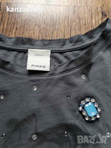 pinko - страхотна дамска тениска КАТО НОВА С, снимка 2 - Тениски - 49639028