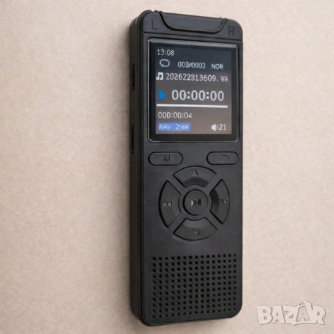 Професионален диктофон – аудио рекордер с гласова активация (подслушвател ), снимка 2 - MP3 и MP4 плеъри - 53659947