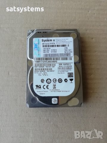 Хард диск 2,5" IBM System X ST91000640NS 1TB 7200RPM SATA 6.0Gb/s, снимка 2 - Твърди дискове - 38686370