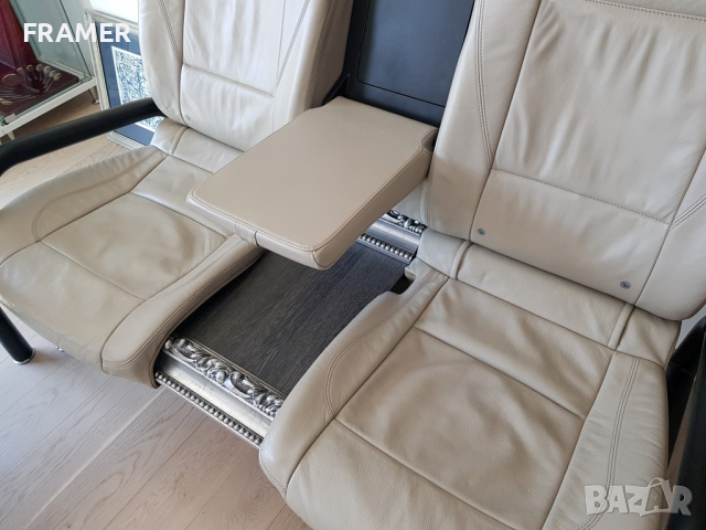 Уникална дизайнерска кожена мека мебел гарнитура от БМВ Х6, снимка 10 - Дивани и мека мебел - 36220522