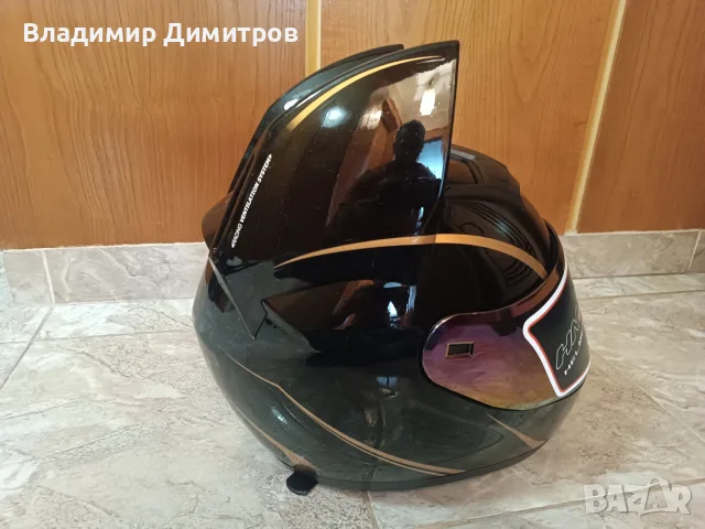 Дамска каска за мотор с котешки уши, снимка 7 - Аксесоари и консумативи - 56206499