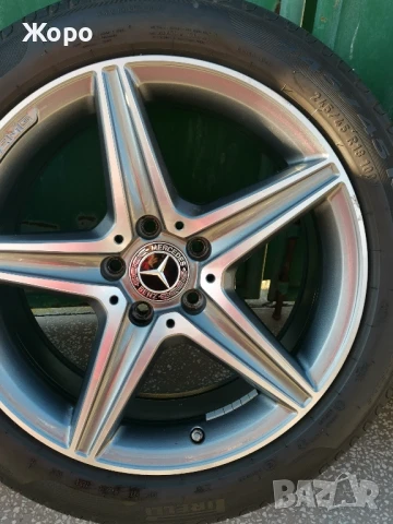 джанти  За МЕРЦЕДЕС(MERCEDES) AMG(АМГ)спорт пакет (Ц) класа или Е класа спорт пакет, снимка 2 - Гуми и джанти - 50507052