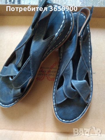 Дамски сандали от естествена кожа, размер 39 , снимка 1 - Сандали - 41978546
