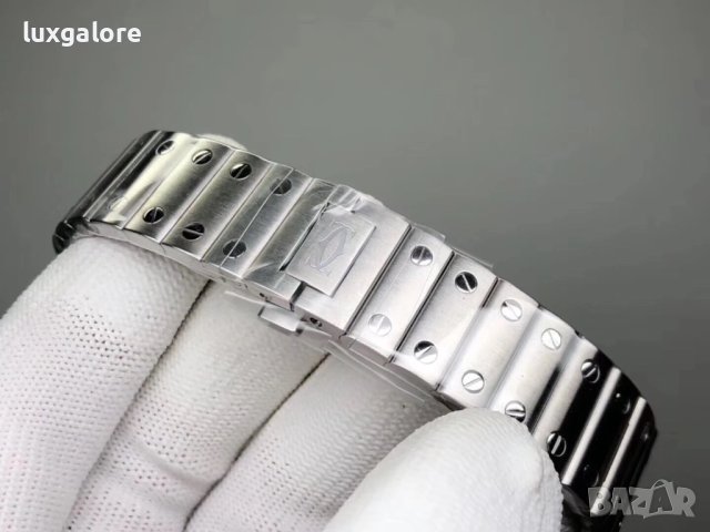 Унисекс часовник Cartier Santos de Cartier с автоматичен механизъм, снимка 7 - Мъжки - 41977619