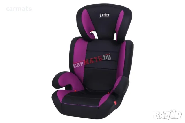 Детско столче за кола Petex Junior - Basic - лилав цвят