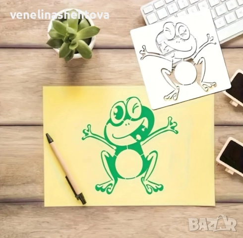 Лъв жираф панда маймуна бухал коала шаблон стенсил за торта скрапбукинг , снимка 3 - Други - 52587171