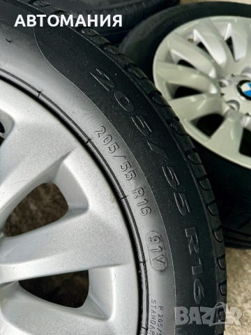 Джанти с летни гуми 16ц от BMW 3-серия е90 Face, снимка 4 - Гуми и джанти - 44648129