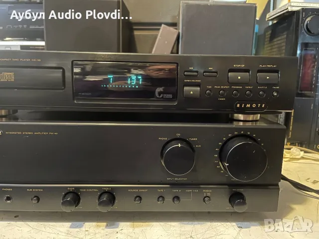 Marantz 74PM40 Усилвател и Marantz Compact Disc Player CD-38 74CD38 USA Сет , снимка 6 - Ресийвъри, усилватели, смесителни пултове - 48944439