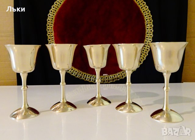 Бронзови чаши за ракия 70 мл. , снимка 2 - Антикварни и старинни предмети - 41613716