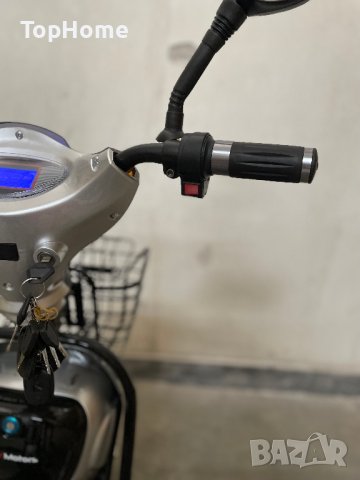  Електрически Скутер-Велосипед EBZ16 500W - Silver , снимка 10 - Мотоциклети и мототехника - 41941523