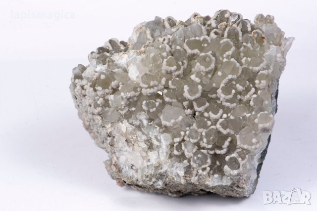 Голям Кварц с калцит и пирит друза 1.2kg
